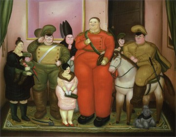 Official Portrait of the Military Junta Fernando Botero Oil Paintings